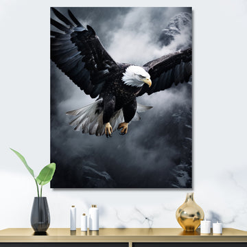 Eagle Graceful Soar Eagle - Eagle Canvas Wall Art